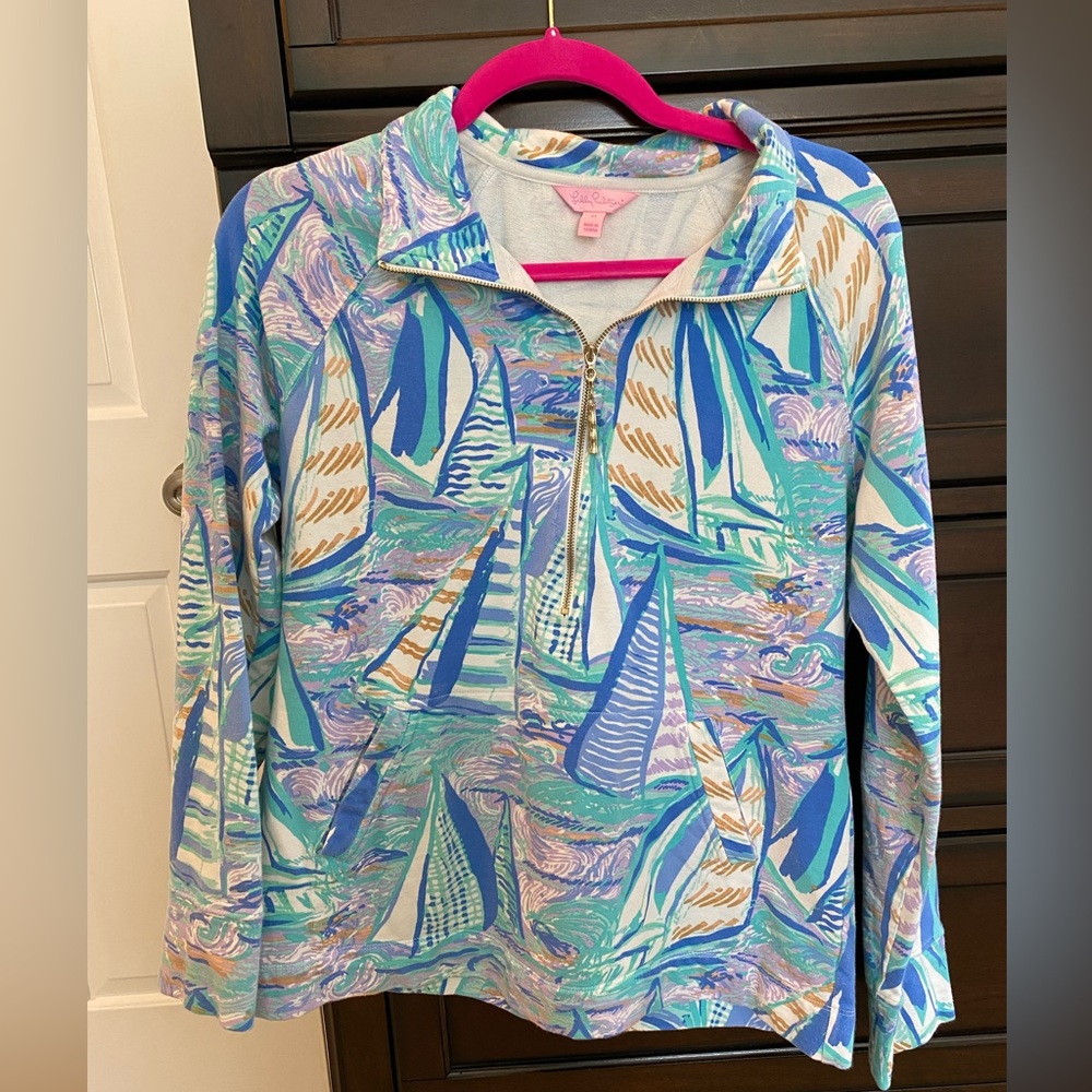 Lilly Pulitzer Sailboat Popover Size Medium